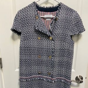 Thom Browne Tweed Sack Dress